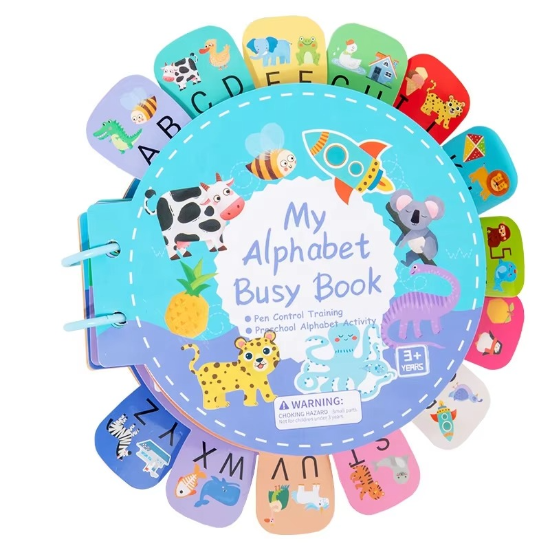 My Alphabet Busy Book – Interactive Learning Kit