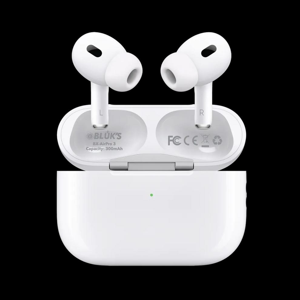 ๐ง BLUKS BX-AIRPRO 3 Wireless Earbuds (ANC + ENC) โ White Edition