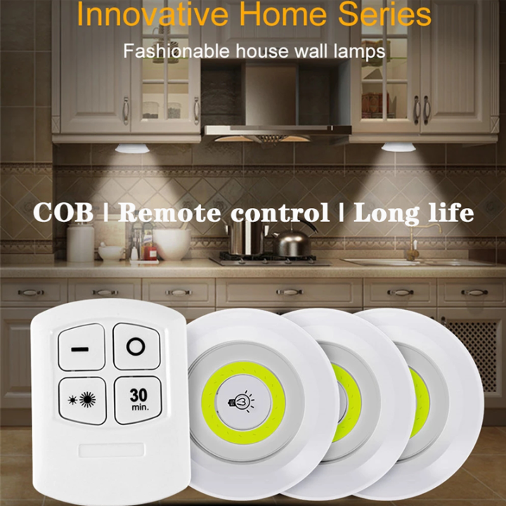 Pack of 3 LED Remote Lights