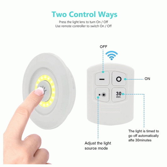 Pack of 3 LED Remote Lights