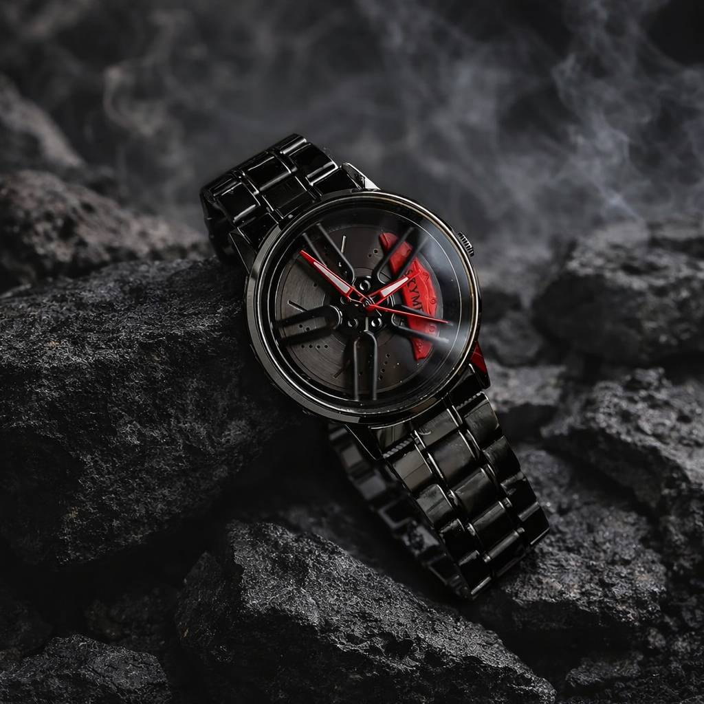 Men's Spinning Dial Watch