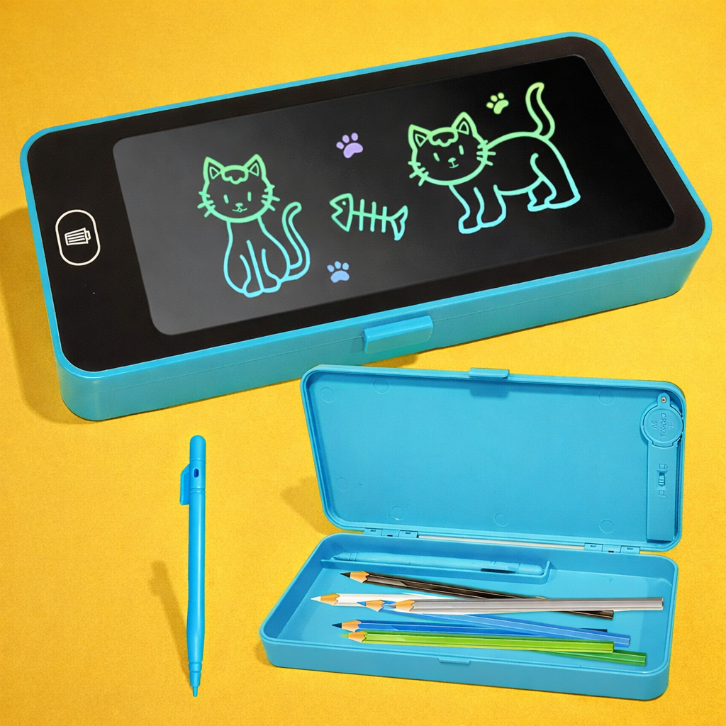 LCD Writing Tablet Pencil Box