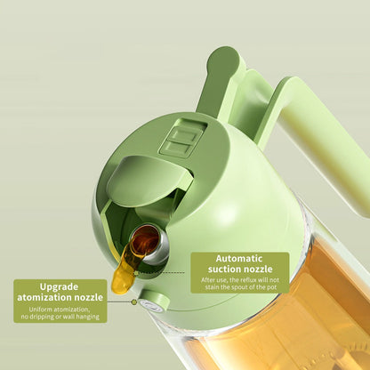 2-In-1 Oil Sprayer Bottle – Glass Oil Dispenser for Kitchen