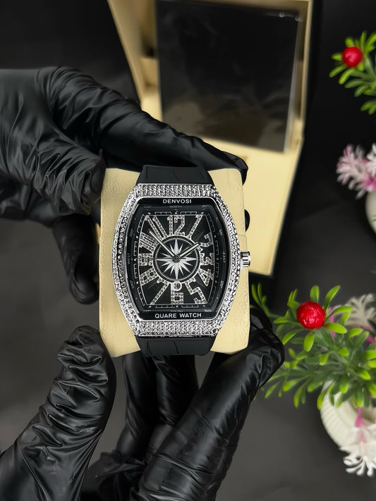 Denvosi Luxury Men's Studded Watch