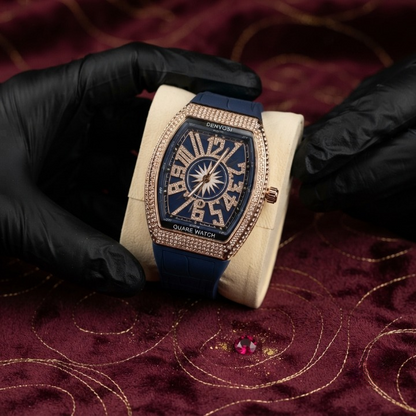 Denvosi Luxury Men's Studded Watch