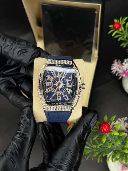 Denvosi Luxury Men's Studded Watch