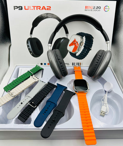 P9 Ultra 2 Smart Watch Combo