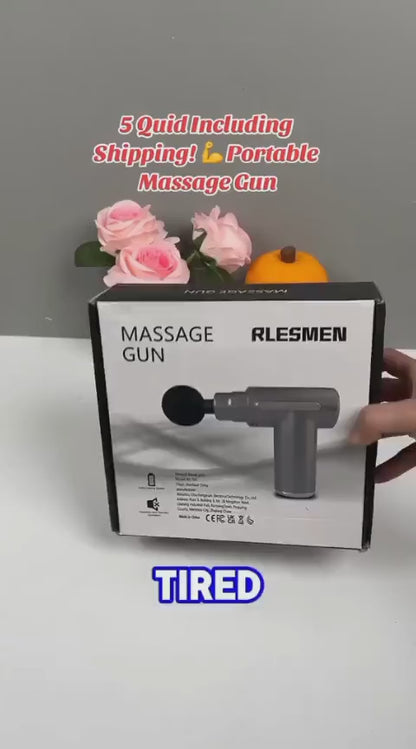 Portable Rechargeable Deep Tissue Massage Gun