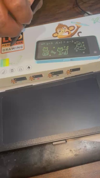 LCD Writing Tablet Pencil Box